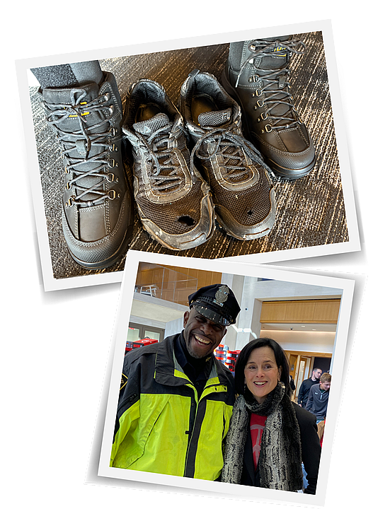 New Winter Boots / Jim and Abby
